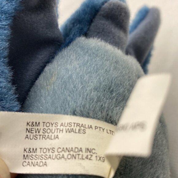 Duck Bird Plush Stuffed Animal 7” Blue White Black - Picture 6 of 12